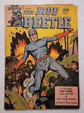 Blue Beetle # 33 G+ Fox 1944 WW2 Era Golden Age ~ Jack Farr, Controversial Cover picture