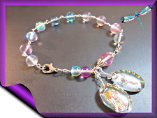Rosary Bracelet de Colores Quartz Gemstone Beads, Mary & El Nino Blest picture