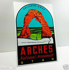 ARCHES NATIONAL PARK UTAH Vintage Style Travel DECAL,Vinyl STICKER,Luggage Label picture