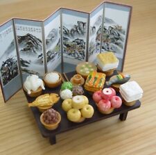 Korea's Miniature Memorial Hall Decorations made in Korea Handmade 미니어쳐 제사상 picture