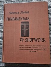 Fundamentals Of Shopwork: Prepared At Request Of War Department picture