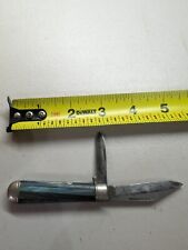 Vintage Imperial Providence Tube Blade Folding Knife Rare Blue picture