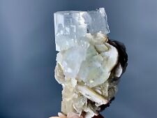 77 CT Natural Aquamarine Crystal Specimen From Skardu Pakistan picture