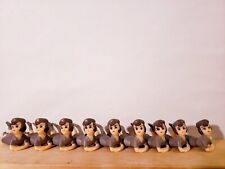 Girl scout brownie cake topper vintage 1950s wilton figures lot of 9 picture