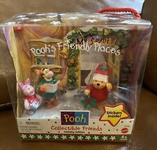 1999 Pooh's Friendly Places Collectible Friends Holiday Edition Mattel 25496 NIB picture