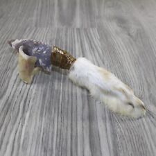 Rabbit Foot Handle Stone Blade Ornamental Knife #2745 Mountain Man Knife picture