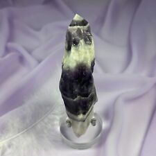 Large natural Chevron Amethyst crystal point with polished tip 120g SN54313 picture