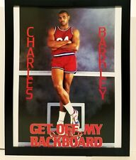 Charles Barkley 76ers Costacos Brothers 8.5x11 FRAMED Print Vintage 80s Poster picture