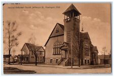 c1910's Second Reformed Church Jefferson St. Muskegon Michigan MI Postcard picture