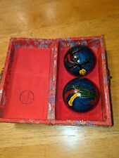 VINTAGE BOADING BALLS MUSICAL CHIME HAND MaSSAGE STRESS MEDITATION preowned used picture