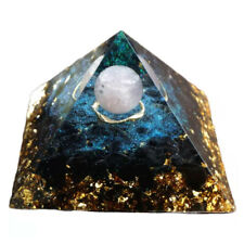 Big Orgonite Pyramid Crystal Healing Energy Chakra Orgone EMF Protection 95mm picture