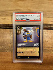 Disney Lorcana Donald Duck Musketeer Promo Game 2023 PSA9, No Foil Gold Wrong picture