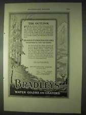 1922 Bradley's Water Colors Ad - The Outlook picture