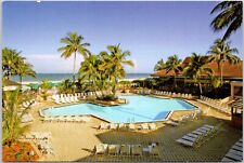 Hilton Marco Island Beach Resort FL Pool Scene Postcard Unposted picture