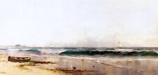 Oil painting Salisbury-Beach-New-Hampshire-Shore-Alfred-Thompson-Bricher-oil-pai picture