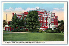 1936 De Meritt Hall University Of New Hampshire Durham NH Vintage Postcard picture