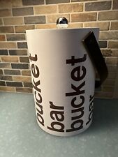 Bloomingdale's Big Brown Bag Ice Bar Bucket Cocktail Party Private Stock VTG picture