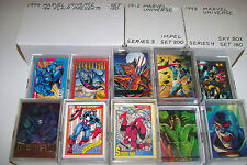 marvel card lot 100 different cards from set breaks great lot no doubles picture