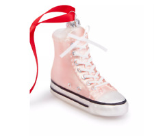 retro high top basketball shoe ornament Glass pink picture