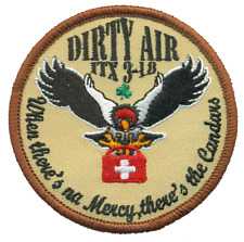 MARINE CORPS HMH-464 CONDORS DIRTY AIR ITX 3-18 HOOK & LOOP TAN JACKET PATCH picture