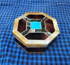 Handmade Beautiful Jewelry Box with Royal Look Octagon Marble Business Gift Box picture