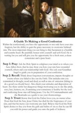 Guide to Making a Holy Confession Prayer Card (5 pack) with Two Free Bonus Cards picture