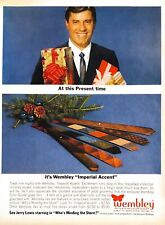 1963 Wembley Tie Vintage Print Ad Jerry Lewis Christmas Who's Minding The Store  picture