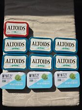 Lot Of 10 Assorted Empty Mint Tins, Altoids And Myntz picture