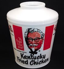 1969 KFC KENTUCKY FRIED CHICKEN Bucket Shape Milk Glass Light Lamp Shade Sign picture