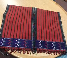 Guatemalan Hand Woven Textile Rug Wall hanging Beadspread 85