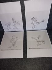 Looney tunes 4 Different Cels animation art Cel picture