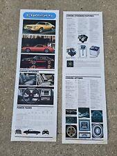 Chevrolet Chevy Camaro Vintage Dealer Only Poster Board 1981 Flip Panels picture