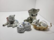 Lot Of 4 Vintage Cat Figurines picture