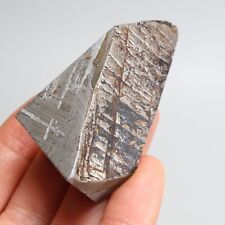 110g Iron meteorite, Muonionalusta iron meteorite slice, Natural Meteorite J255 picture