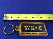 Vintage WK & S RAILROAD The Hawk Mountain Line Keychain Fob Key Ring *QQ17 picture