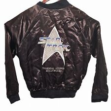 Vintage STAR TREK Satin Jacket from UNIVERSAL STUDIOS HOLLYWOOD - Large USA MADE picture