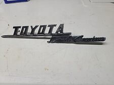 Vtg Toyota Land Cruiser Fender Emblem Badge 1969-73 TOYOTA LAND CRUISER picture