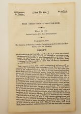 1832 US House Committee Report, Arkansas Territory Funding Request for New Road picture