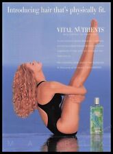 Vital Nutrients Hair 1990s Print Advertisement Ad 1998 Legs Swim Diver Position picture