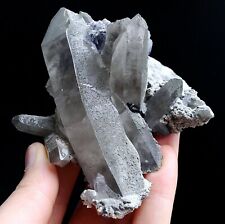 183g Natural Purple Fluorite Wolframite Crystal Mineral Specimen/Yaogangxian picture