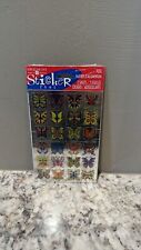 Vintage American Greetings Stickers Foil Butterfly Stickers 2 Sheets New Sealed picture