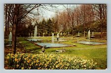 Kennett Square PA-Pennsylvania, Longwood Garden, Water Garden, Vintage Postcard picture