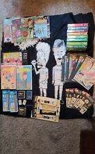 Beavis And Butthead Vintage Tapes, Stickers, Sega Game, Magazine, Comics, More picture