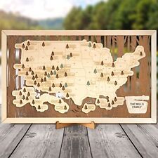 US National Parks Map, National Park Travel Map, National Park Tracker Checkl... picture