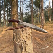 Custom Handmade Carbon Steel Blade Survival Dagger Knife | Hunting Knife Camping picture