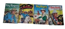 VINTAGE DELL COMICS GOLDEN AGE LOT OF 4 Roy Rodgers  Lone Ranger Gene Autry picture