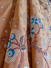 Vintage Scalamandre High End Decorator Heavy Floral Brocade Fabric  ZZ068 picture