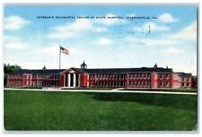 1951 Veterans Diagnostic Center At State Hospital Jacksonville Illinois Postcard picture
