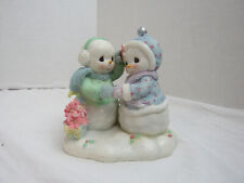Precious Moments Figure ~ Snowman Couple ~ 2004 picture