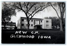 c1950's New City Hall Building Glenwood Iowa IA RPPC Photo Vintage Postcard picture